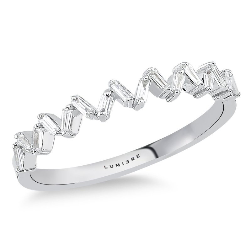 Baget 18k Yeşil Yüzük 0.48ct F VS